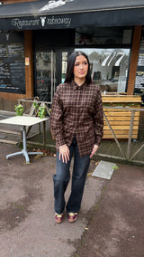 Chemise cintré manche bouffante