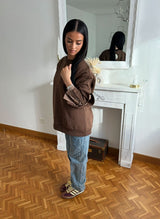 Pull manche chemise