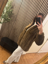 Gilet fourrure vegan