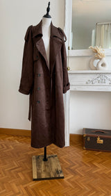 Trench oversize en laine (25%)