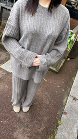 Ensemble en maille oversize