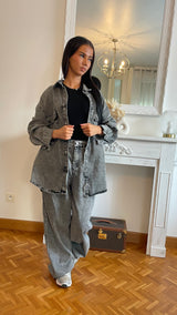 Ensemble jean oversize