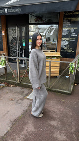 Ensemble en maille oversize