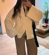 Gilet loose à bouton