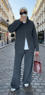 Ensemble oversize en laine
