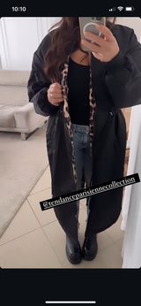 Bomber long réversible